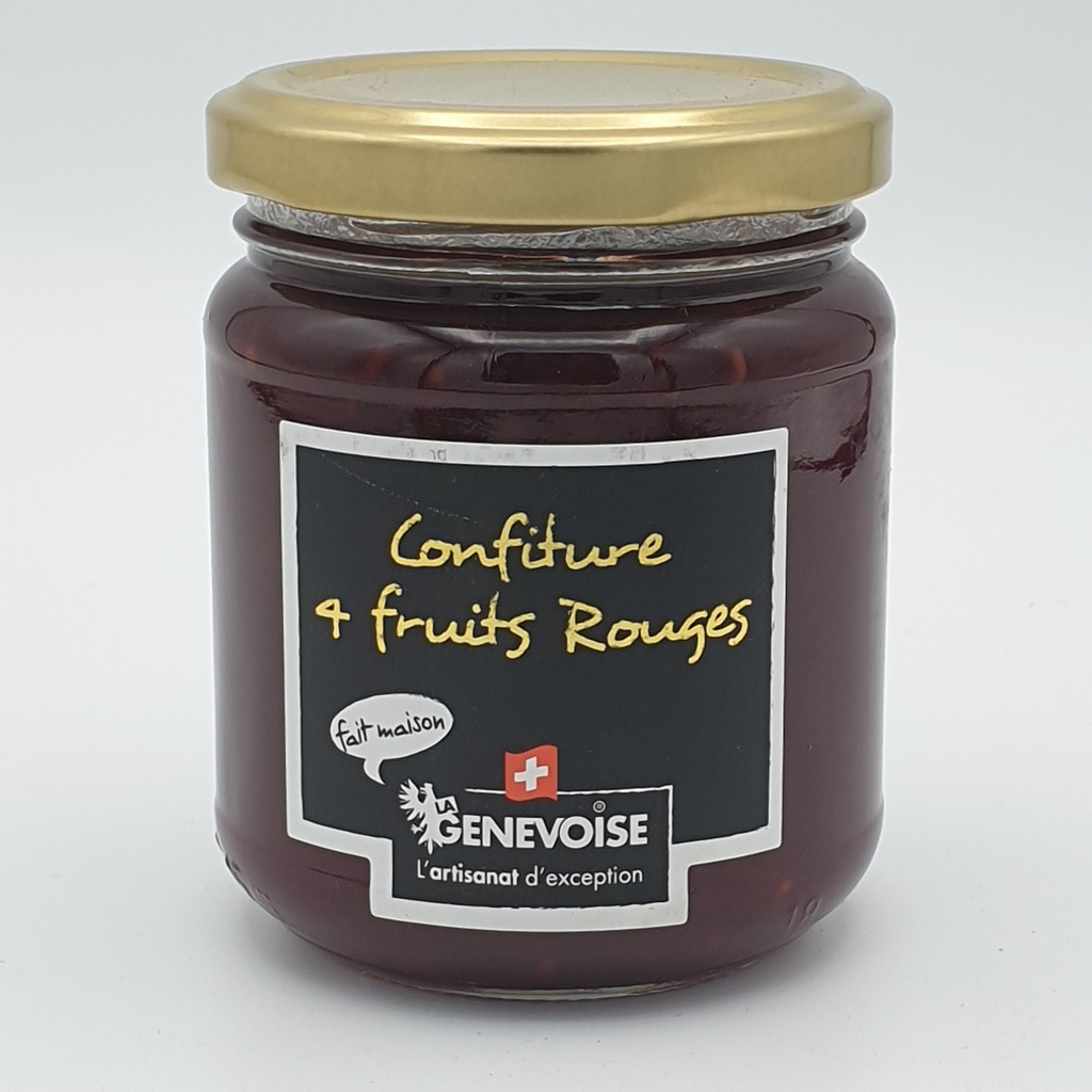 La Genevoise - Confiture de fruits rouge – 250gr