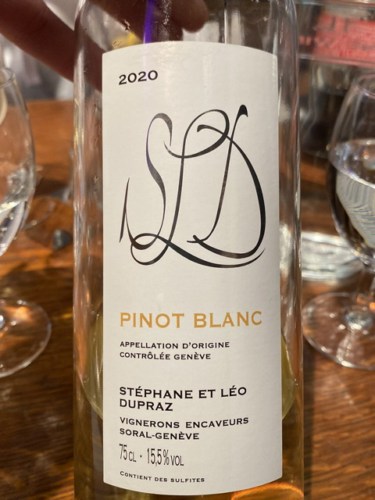 Dom.Stéphane et Léo Dupraz - Pinot Blanc 75 cl 2022 AOC GE