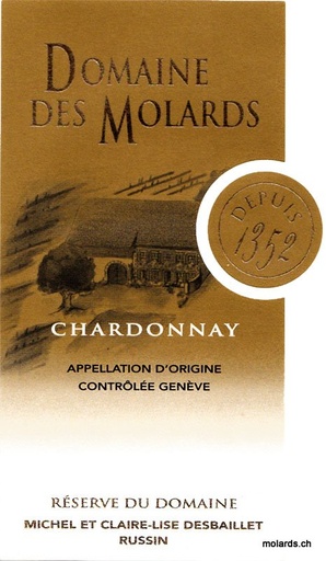 Dom. des Molards - Chardonnay 75cl 2023 AOC GE